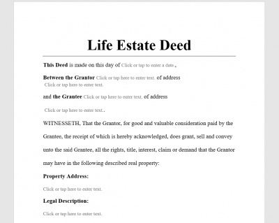 deed estate template form property document sign unable